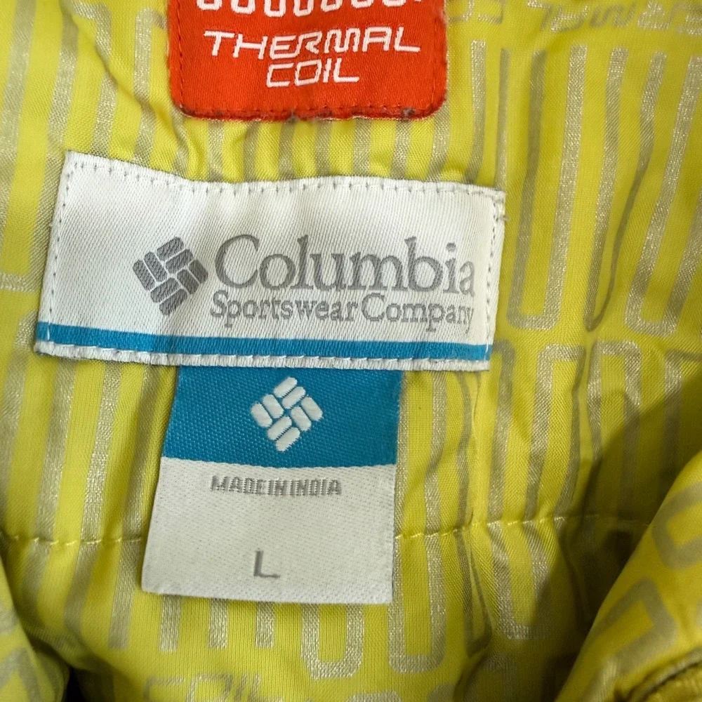 Columbia Puffer Jacket L Gray Camo Streetwear Gorpcore Minimalist